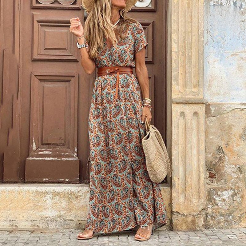 Marlene | Abito Maxi Bohemien